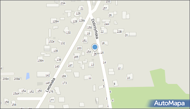 Częstochowa, Dobrzyńska, 15, mapa Częstochowy