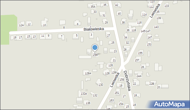 Częstochowa, Dobrzyńska, 23A, mapa Częstochowy