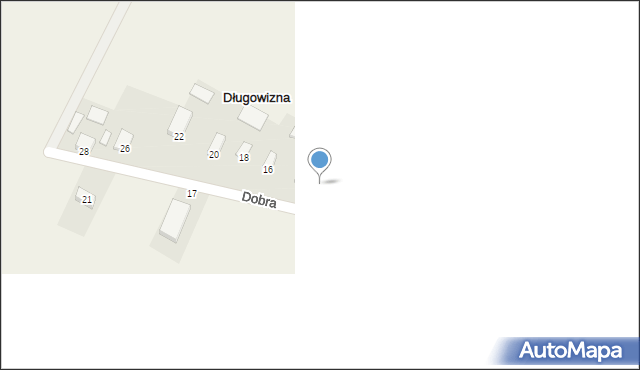 Długowizna, Dobra, 14, mapa Długowizna