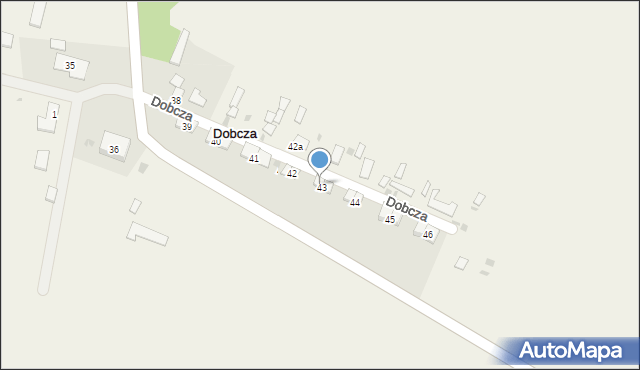 Dobcza, Dobcza, 43/1, mapa Dobcza