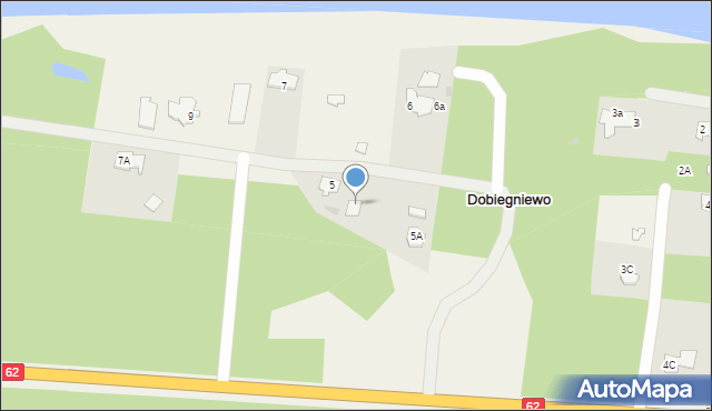 Dobiegniewo, Dobiegniewo, 6, mapa Dobiegniewo