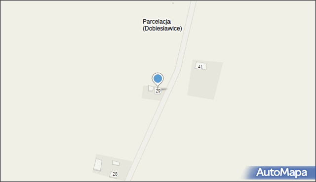 Dobiesławice, Dobiesławice, 29, mapa Dobiesławice