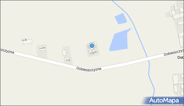 Dobieszczyzna, Dobieszczyzna, 112, mapa Dobieszczyzna