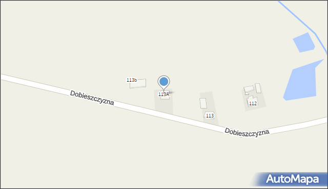 Dobieszczyzna, Dobieszczyzna, 113A, mapa Dobieszczyzna