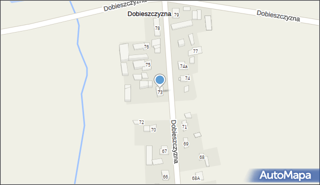 Dobieszczyzna, Dobieszczyzna, 73, mapa Dobieszczyzna