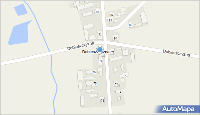 Dobieszczyzna, Dobieszczyzna, 78/1, mapa Dobieszczyzna