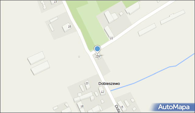 Dobieszewo, Dobieszewo, 22b, mapa Dobieszewo