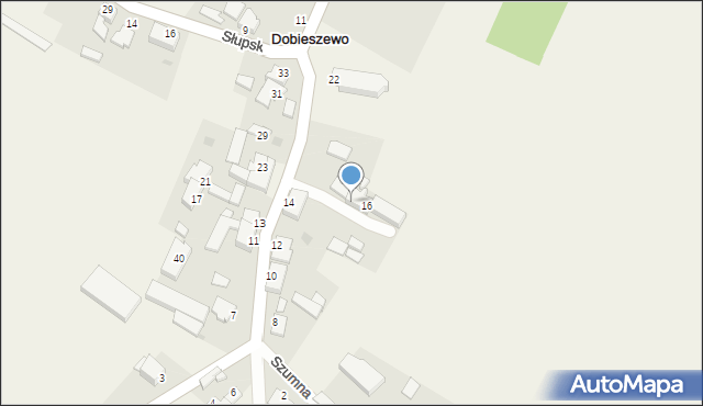 Dobieszewo, Dobieszewo, 11, mapa Dobieszewo