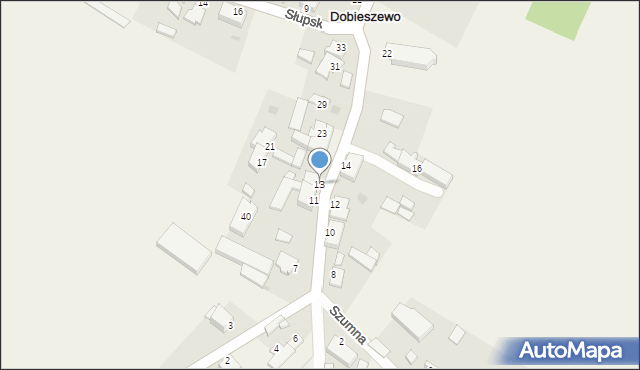 Dobieszewo, Dobieszewo, 38, mapa Dobieszewo