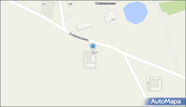 Dobieszewo, Dobieszewo, 12, mapa Dobieszewo