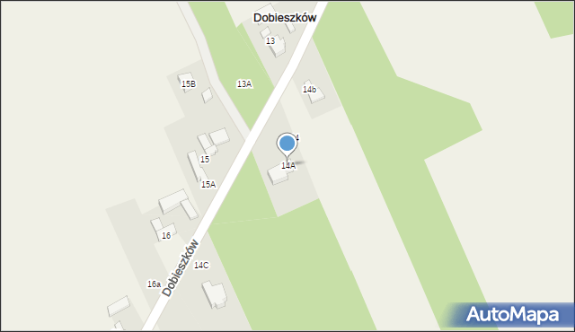 Dobieszków, Dobieszków, 14A, mapa Dobieszków