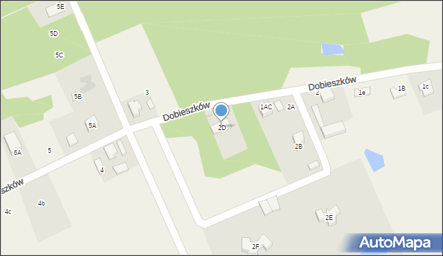 Dobieszków, Dobieszków, 2D, mapa Dobieszków