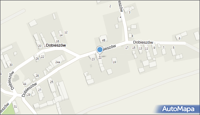 Dobieszów, Dobieszów, 21, mapa Dobieszów