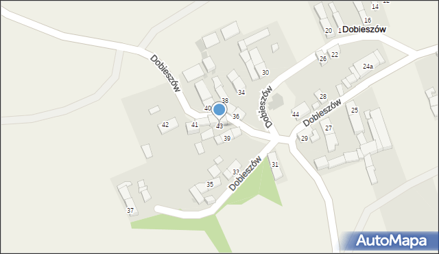 Dobieszów, Dobieszów, 43, mapa Dobieszów