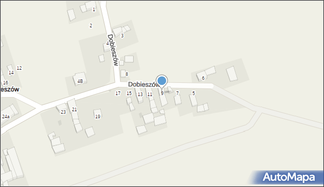 Dobieszów, Dobieszów, 9, mapa Dobieszów