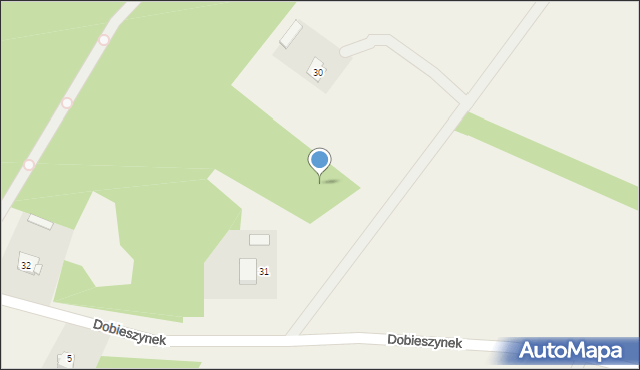 Dobieszyn, Dobieszynek, 31, mapa Dobieszyn