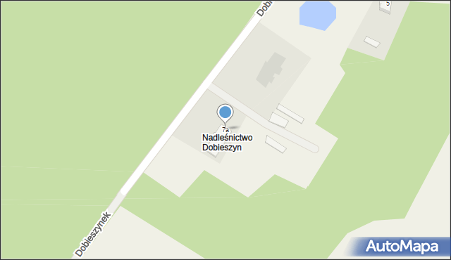 Dobieszyn, Dobieszynek, 7a, mapa Dobieszyn