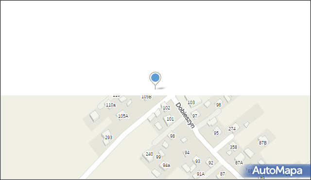 Dobieszyn, Dobieszyn, 105, mapa Dobieszyn