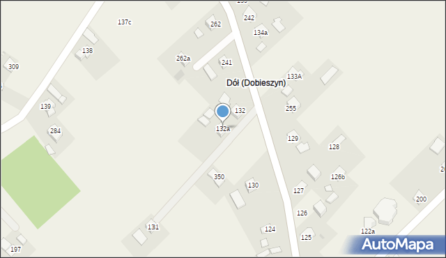 Dobieszyn, Dobieszyn, 132a, mapa Dobieszyn