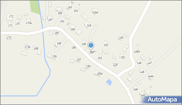 Dobieszyn, Dobieszyn, 154, mapa Dobieszyn
