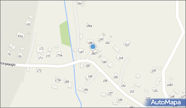 Dobieszyn, Dobieszyn, 161, mapa Dobieszyn