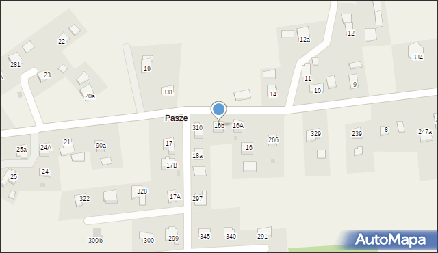 Dobieszyn, Dobieszyn, 16b, mapa Dobieszyn