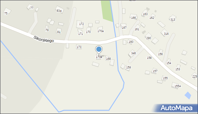 Dobieszyn, Dobieszyn, 173a, mapa Dobieszyn