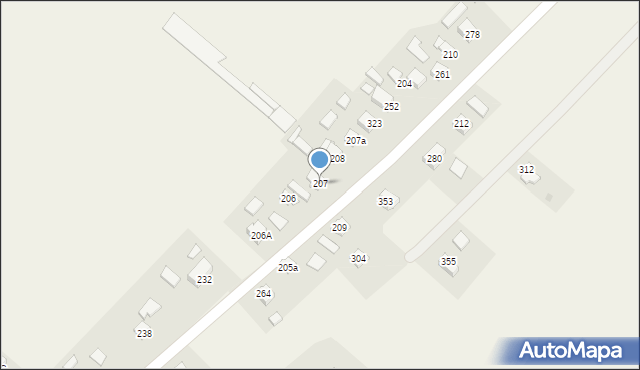 Dobieszyn, Dobieszyn, 207, mapa Dobieszyn