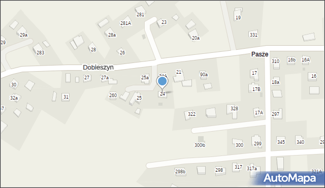 Dobieszyn, Dobieszyn, 24, mapa Dobieszyn