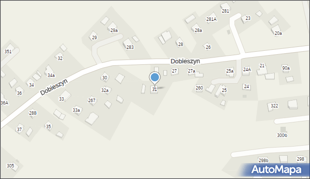 Dobieszyn, Dobieszyn, 31, mapa Dobieszyn