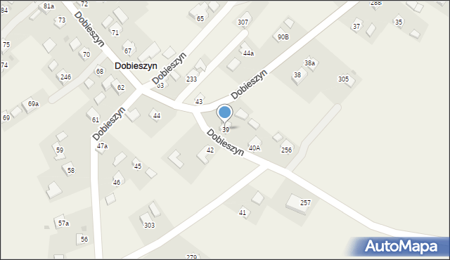 Dobieszyn, Dobieszyn, 39, mapa Dobieszyn