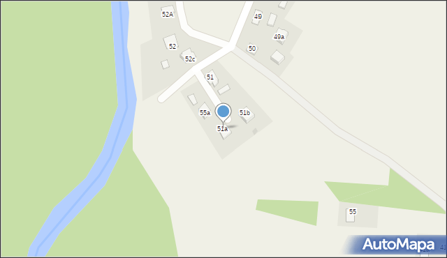 Dobieszyn, Dobieszyn, 51a, mapa Dobieszyn