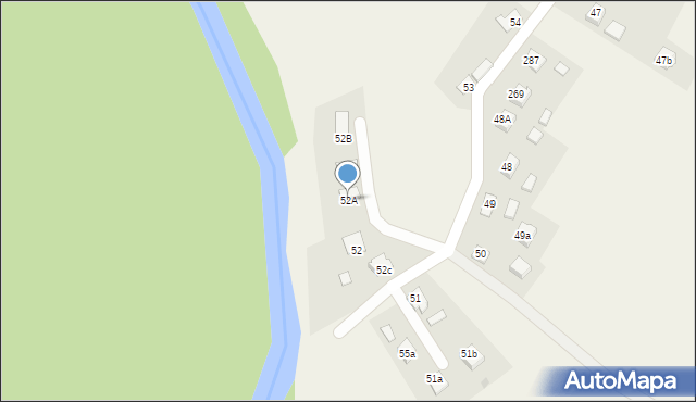 Dobieszyn, Dobieszyn, 52A, mapa Dobieszyn