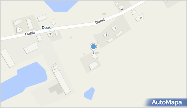 Dobki, Dobki, 5, mapa Dobki