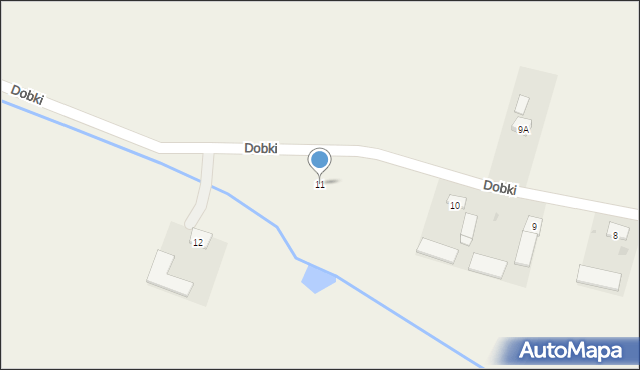 Dobki, Dobki, 11, mapa Dobki