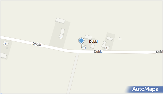 Dobki, Dobki, 4, mapa Dobki