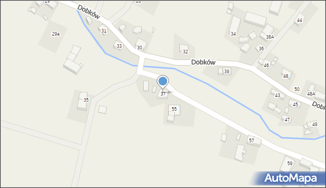 Dobków, Dobków, 37, mapa Dobków