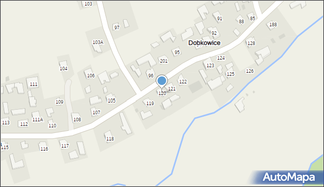 Dobkowice, Dobkowice, 120, mapa Dobkowice