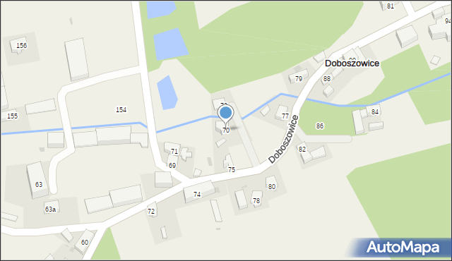 Doboszowice, Doboszowice, 70, mapa Doboszowice