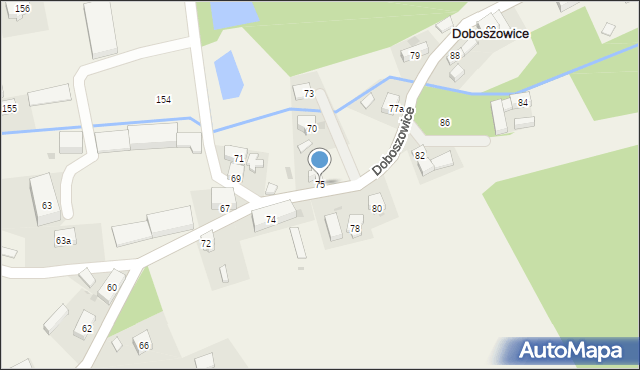 Doboszowice, Doboszowice, 75, mapa Doboszowice