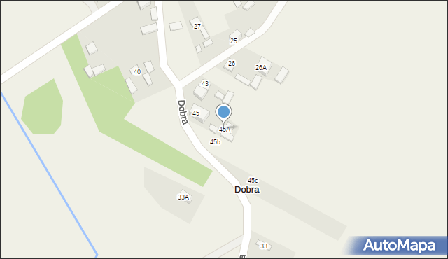 Dobra, Dobra, 45A, mapa Dobra