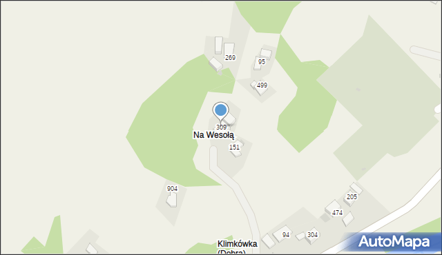 Dobra, Dobra, 309, mapa Dobra