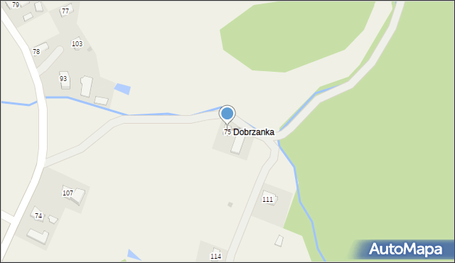 Dobra, Dobra, 75, mapa Dobra