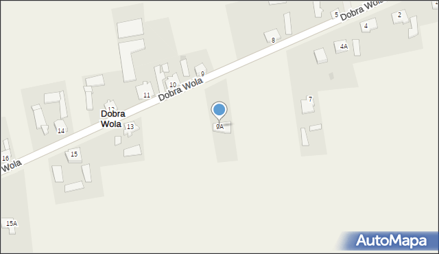 Dobra Wola, Dobra Wola, 9A, mapa Dobra Wola