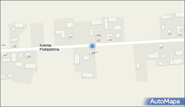 Dobraków, Dobraków, 106, mapa Dobraków