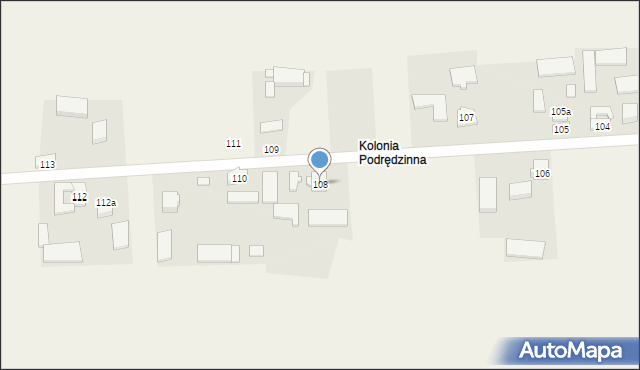 Dobraków, Dobraków, 108, mapa Dobraków