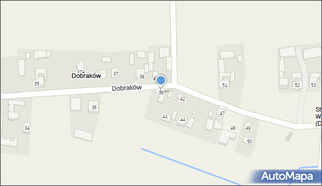 Dobraków, Dobraków, 39, mapa Dobraków