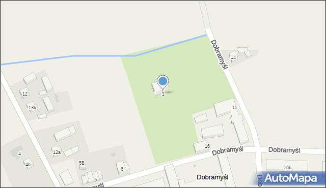 Dobramyśl, Dobramyśl, 1, mapa Dobramyśl