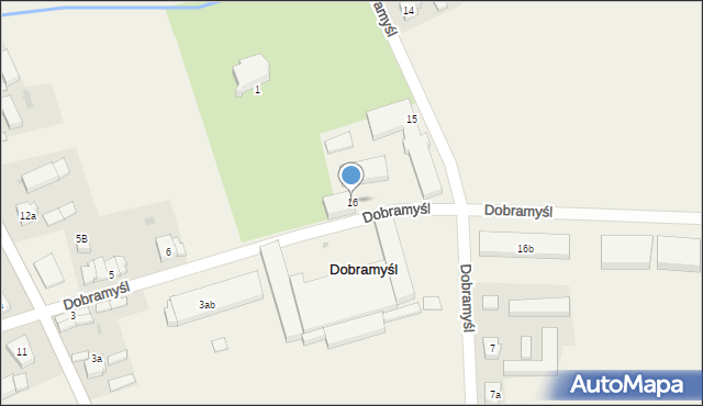 Dobramyśl, Dobramyśl, 16, mapa Dobramyśl