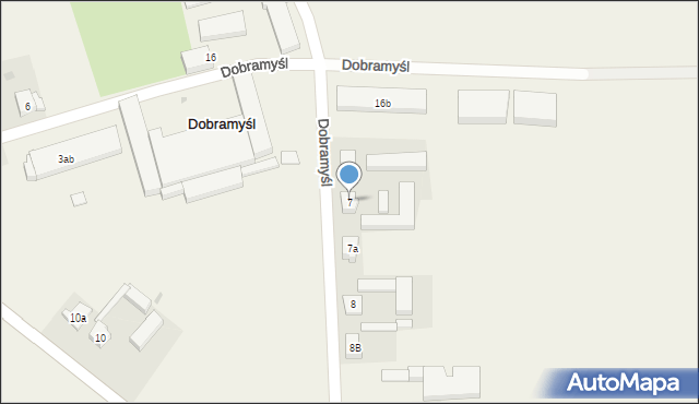 Dobramyśl, Dobramyśl, 7, mapa Dobramyśl